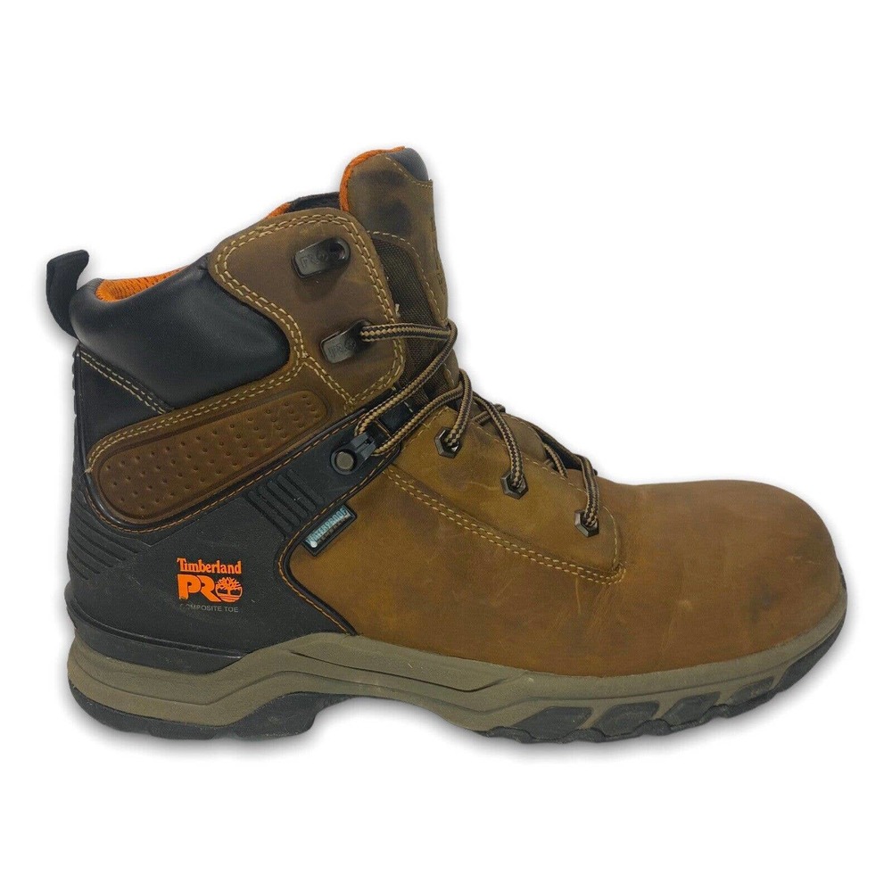 Timberland PRO Mens Hypercharge 6" Waterproof Composite Toe Boots Size 10 A1RVS - Picture 5 of 13